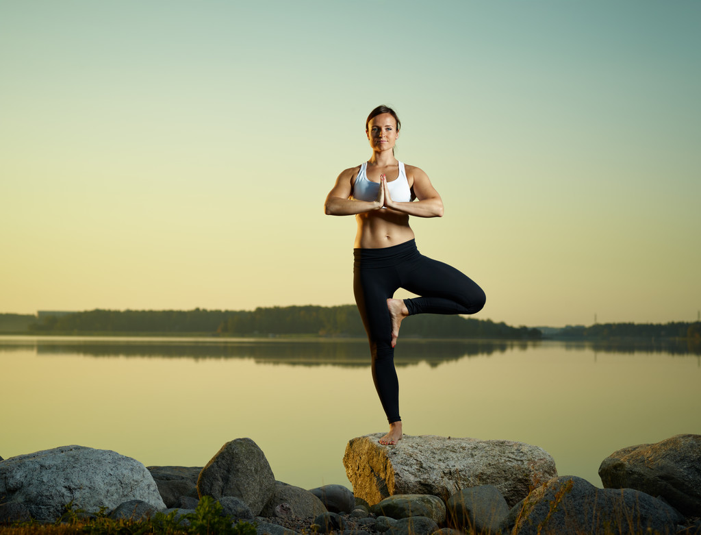 Yoga por la mañana
 - Foto, imagen
