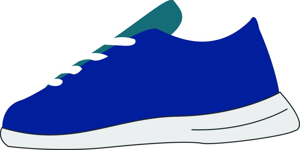 Είναι φωτεινά παπούτσια σχεδιασμένα για τρέξιμο., διάνυσμα, χρώμα σχέδιο ή απεικόνιση. - Διάνυσμα, εικόνα