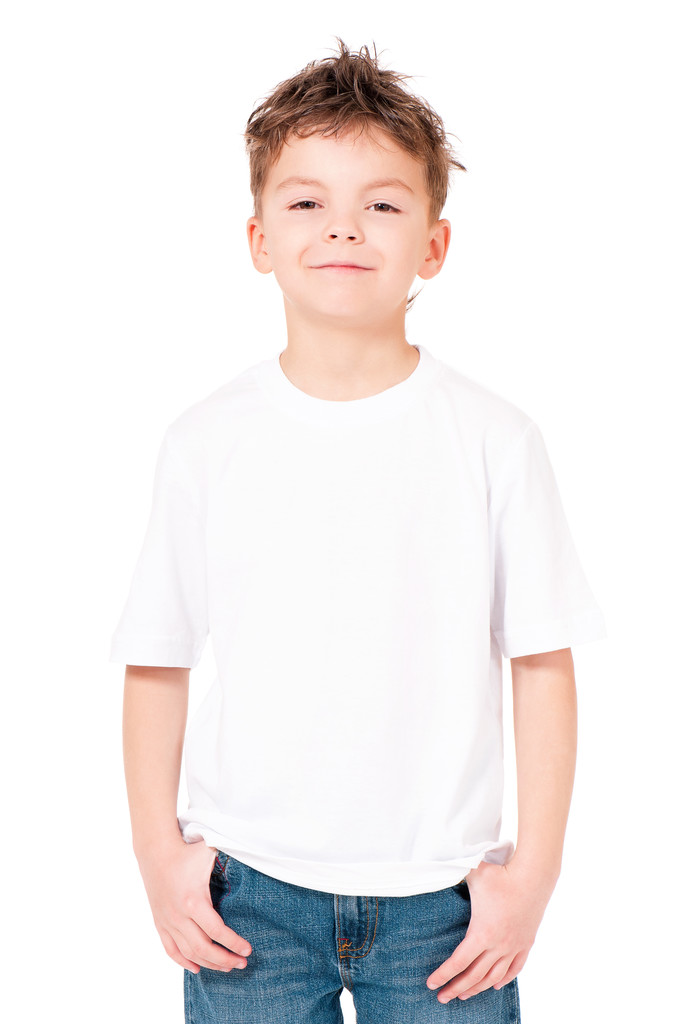 t-shirt op jongen - Foto, afbeelding