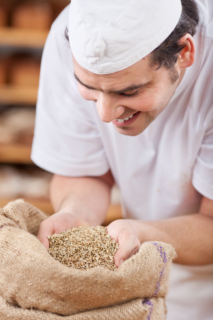 Pastane chef buğday analiz - Fotoğraf, Görsel