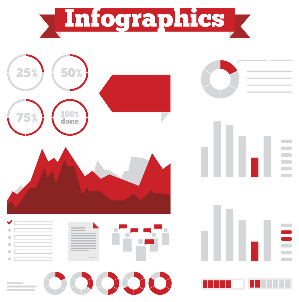 Illustration von Informationen grafisches Business-Element - Vektor, Bild