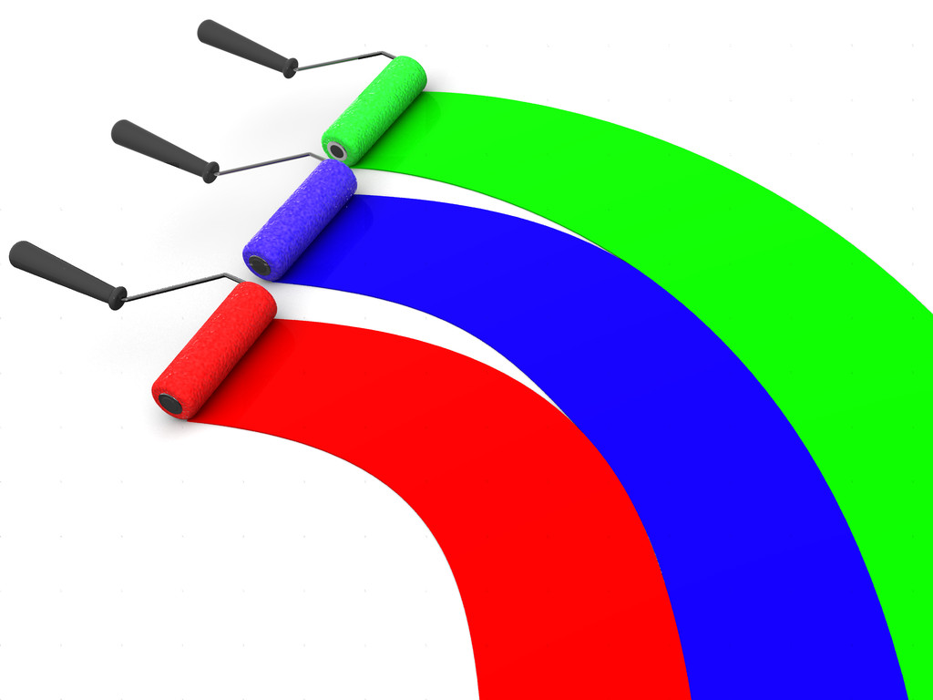 Cepillo de rodillos. RGB
 - Foto, Imagen