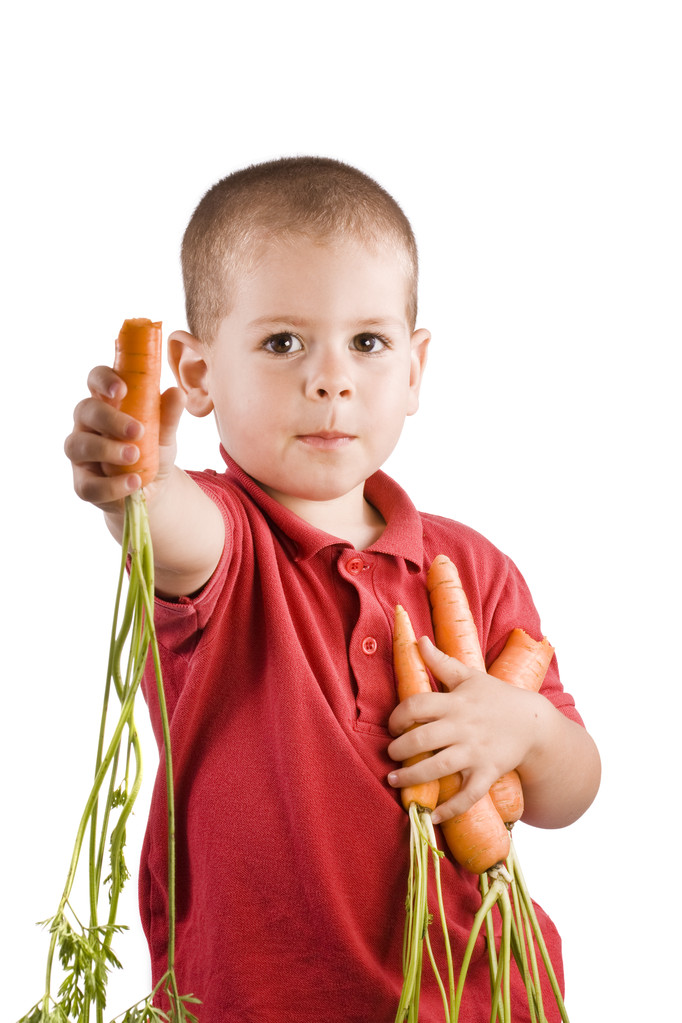 Children and carrots - Photo, Image