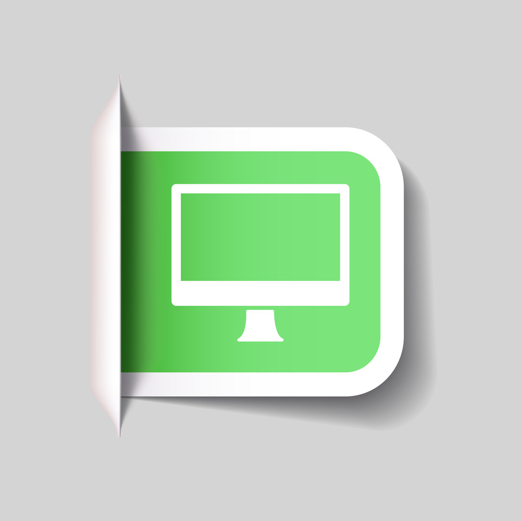 Icona del computer - Vettoriali, immagini