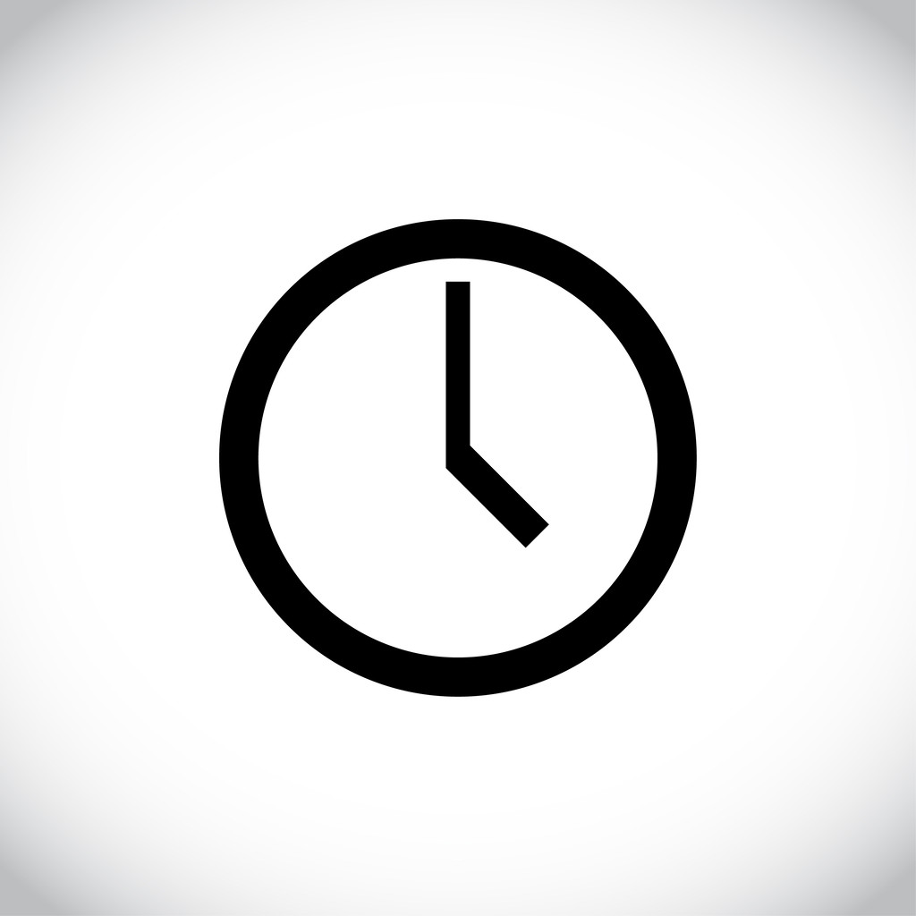 Návrh ikony hodin - Fotografie, Obrázek