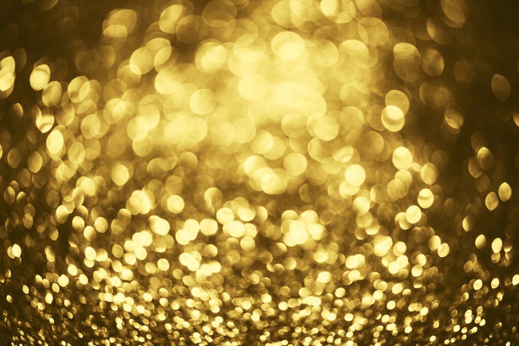 doré paillettes bokeh texture d'éclairage fond abstrait flou pour anniversaire, anniversaire, mariage, réveillon du Nouvel An ou Noël
 - Photo, image