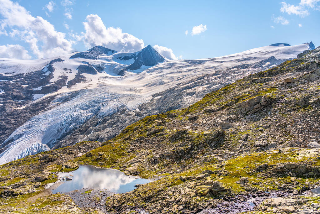 Berggletsjer in Oostenrijkse Alpen - Foto, afbeelding