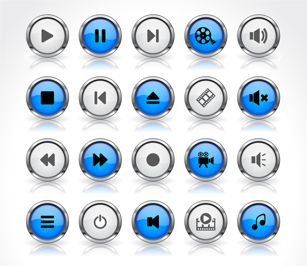 κουμπιά για το web - Διάνυσμα, εικόνα