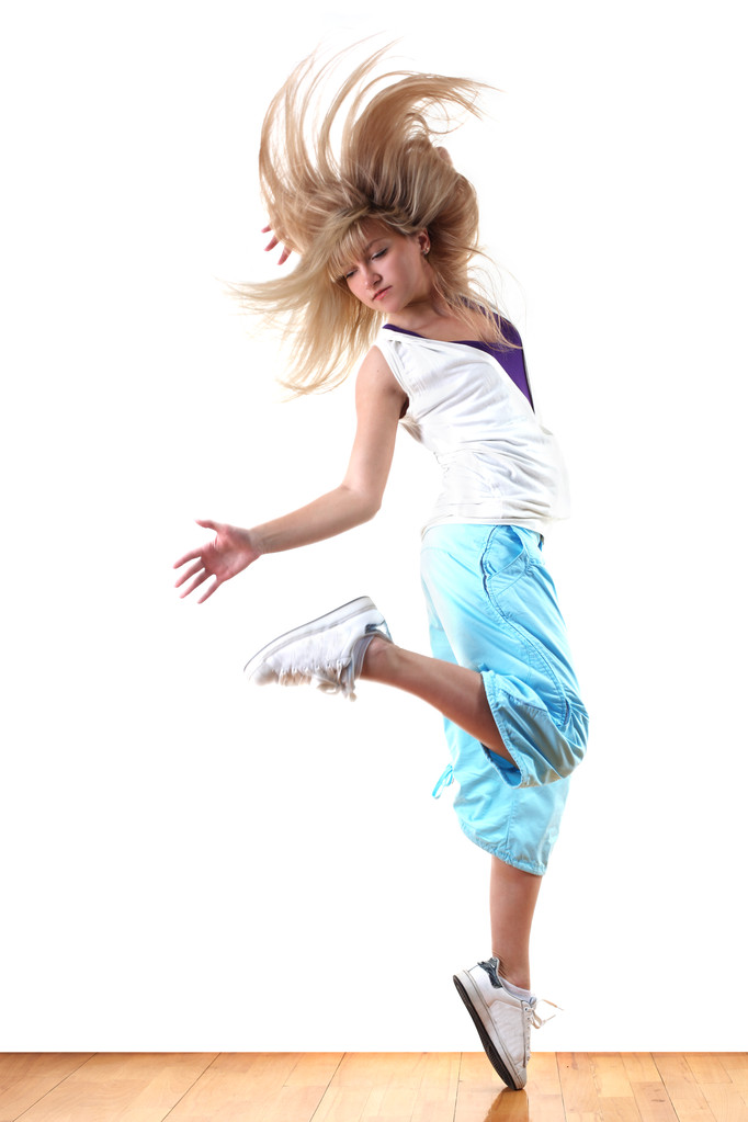 nő modern balett-táncos bálterem - Fotó, kép