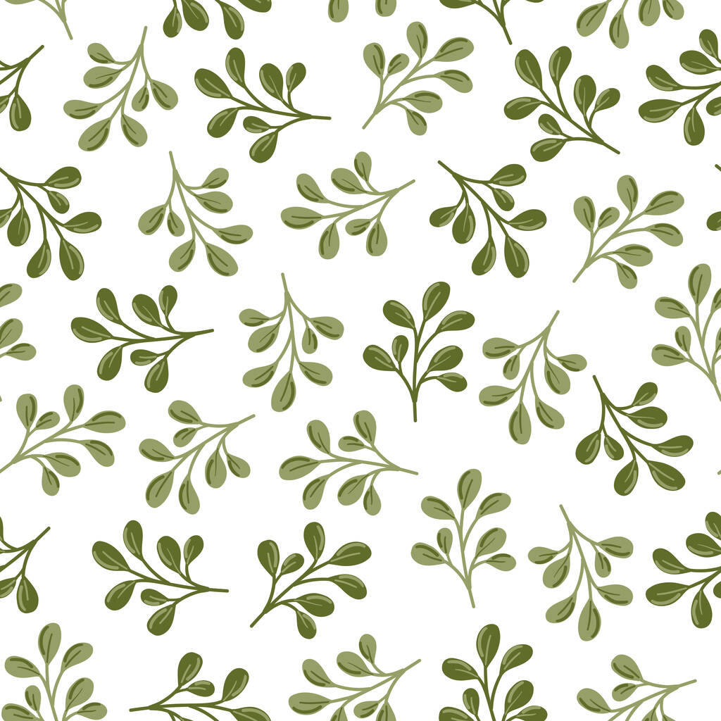 Осінь Осінь Безшовний візерунок з намальованим вручну векторним осіннім листям та квітками кліпартом у скандинавському стилі. Цифровий папір, безшовна текстура тла для текстилю, тканини, шпалер
 - Вектор, зображення