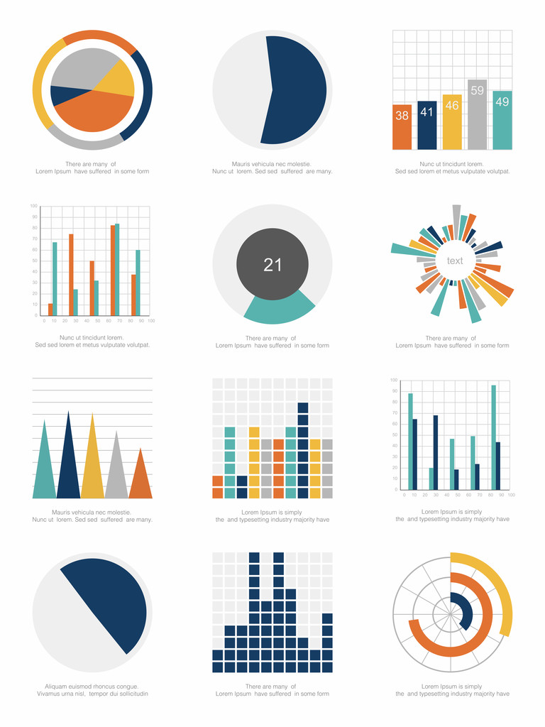 infographics elemek beállítása - Vektor, kép