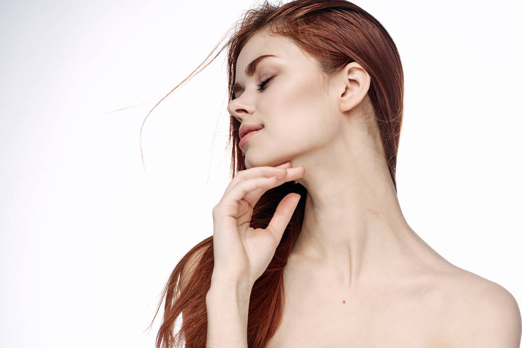 vonzó nő frizura divat glamor kozmetikai stúdió - Fotó, kép