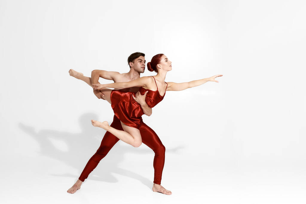 Jovem bela dança casal dança balé dança - Foto, Imagem