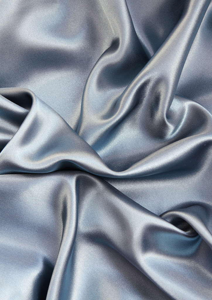 Glatte elegante blaue Seide kann als Hintergrund verwendet werden - Foto, Bild