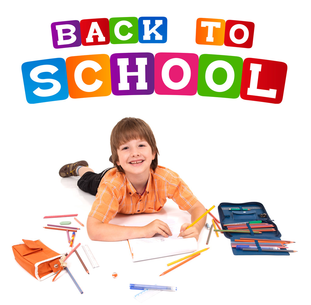Boy posing for back to school theme - Photo, Image