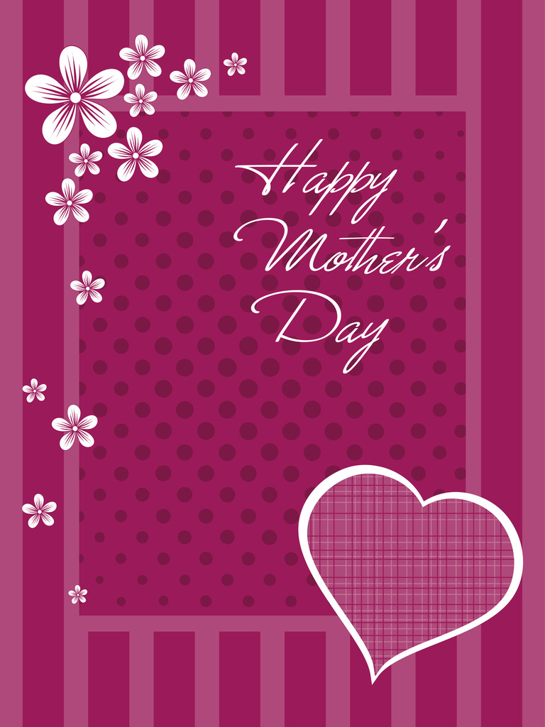 tarjeta de felicitación celebración día de la madre
 - Vector, Imagen