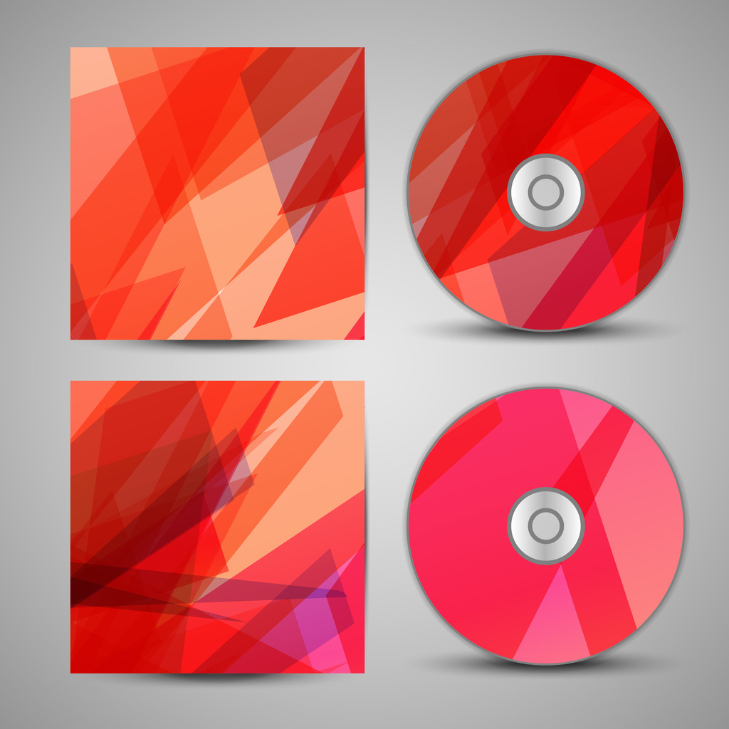 Set di copertine per cd vettoriale per il vostro design
 - Vettoriali, immagini