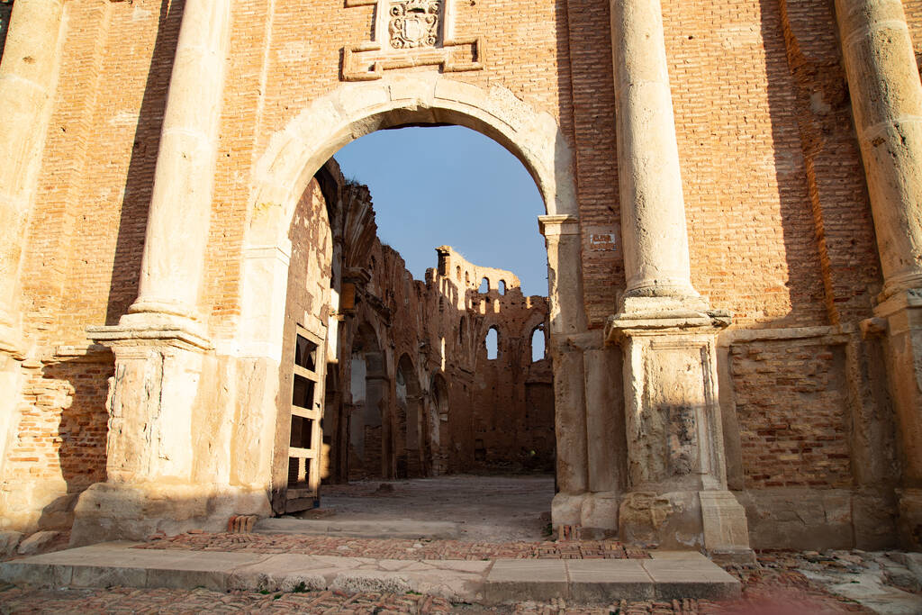 ベルキテのゴーストタウンはスペイン内戦中に破壊されたサラゴサ - 写真・画像