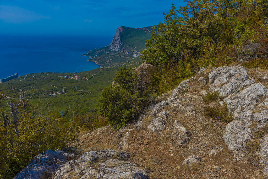 Τοπία της Κριμαίας, η θάλασσα, τα βουνά και οι λόφοι, - Φωτογραφία, εικόνα