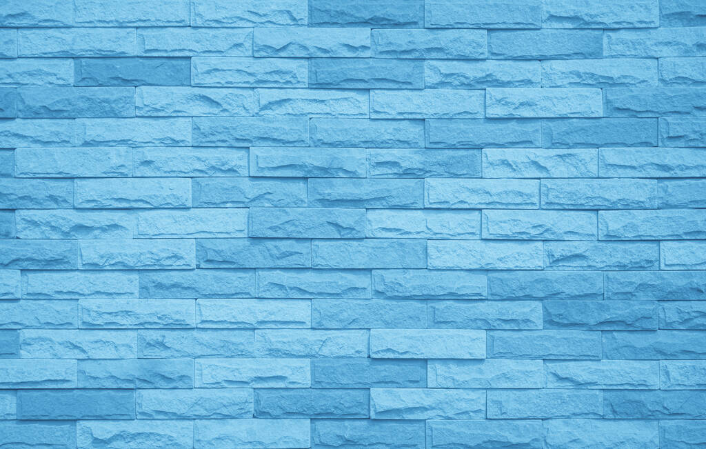 Кирпичная стена окрашена синей темной краской пастель спокойный тон текстуры фона. Кирпичные и каменные полы интерьера полов рок старый шаблон чистой бетонной сетки неровные кирпичи дизайн стека фон. - Фото, изображение
