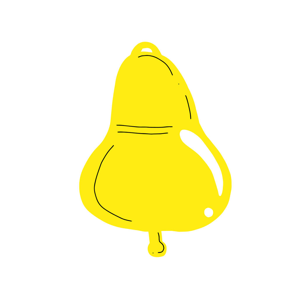 doodle icono campana, vector de ilustración - Vector, imagen