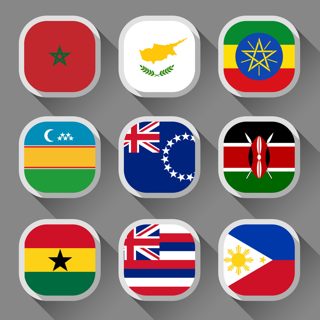 vlajky celého světa - Vektor, obrázek