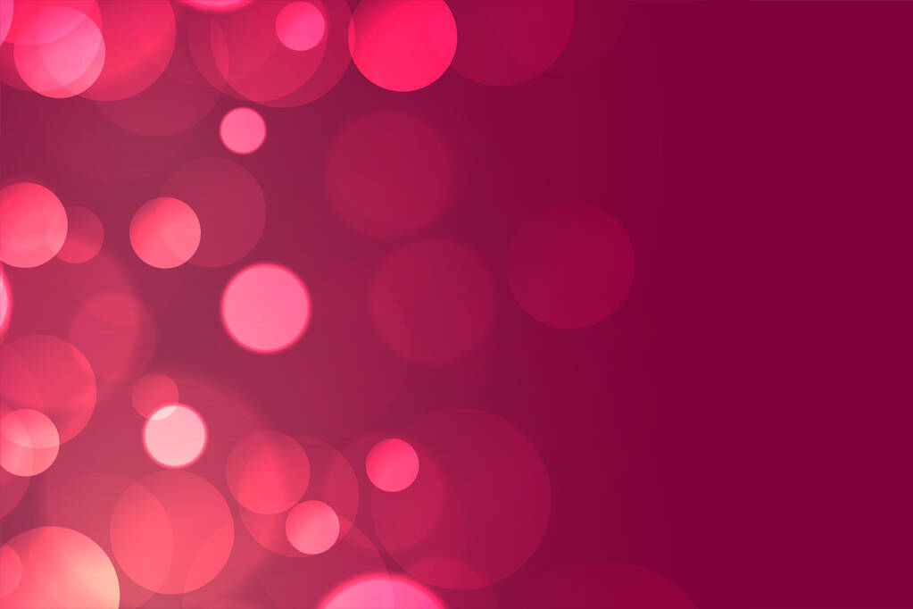 いいピンクのボケの背景と光の効果 - ベクター画像