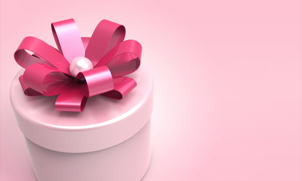 caja de regalo rosa - Foto, Imagen
