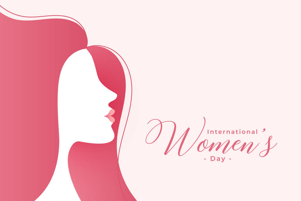 happy womens day card design - Vector, Image