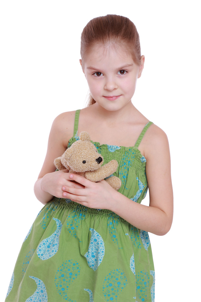 oyuncak ayı ile çocuk - Fotoğraf, Görsel