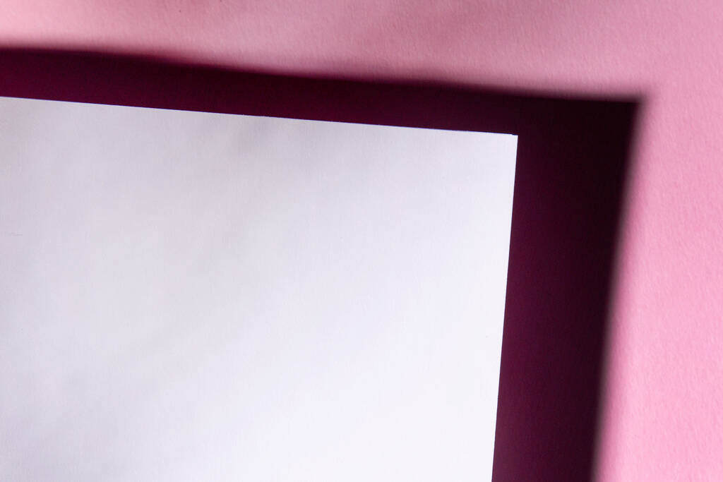 Papier peint couleur rose, dessin architectural. arrière-plan flou. ombre abstraite. Pour les modèles de conception, comme toile pour le texte, la publicité. - Photo, image
