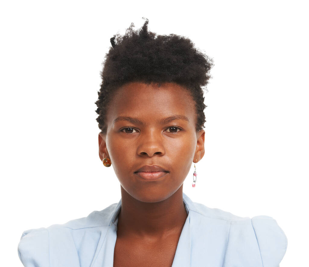 Είμαι αυτός που είμαι. Studio πορτρέτο μιας ελκυστικής νεαρής αφρικανής γυναίκας που ποζάρει σε λευκό φόντο. - Φωτογραφία, εικόνα
