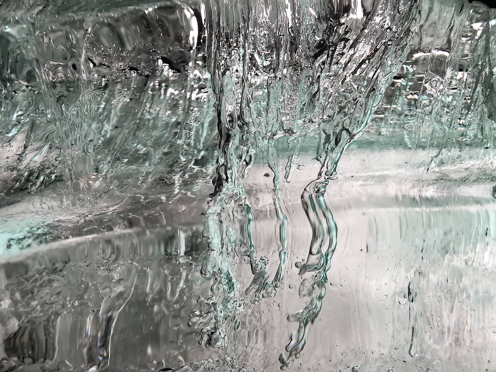 fond abstrait avec surface gelée endommagée - Photo, image
