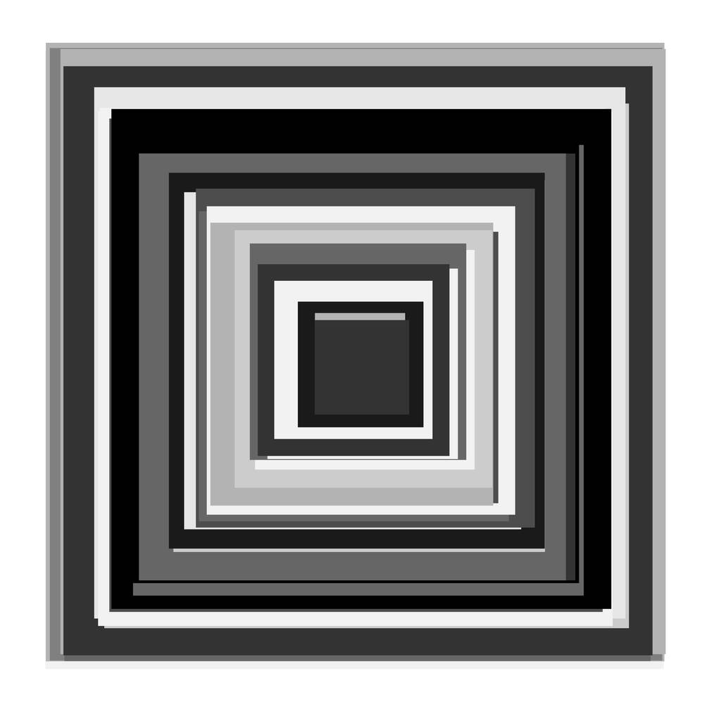 Päällekkäiset satunnaiset neliöt abstrakti harmaasävyinen geometrinen vektorikuva - Vektori, kuva
