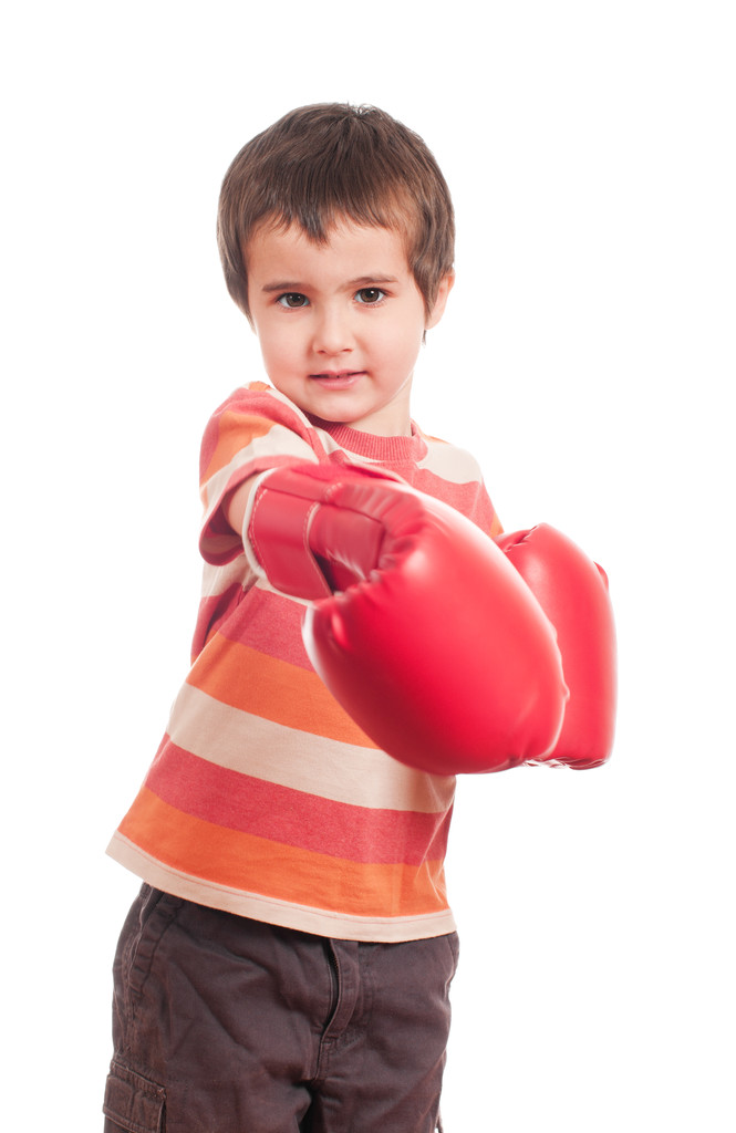 Kleine Boxerattacke - Foto, Bild