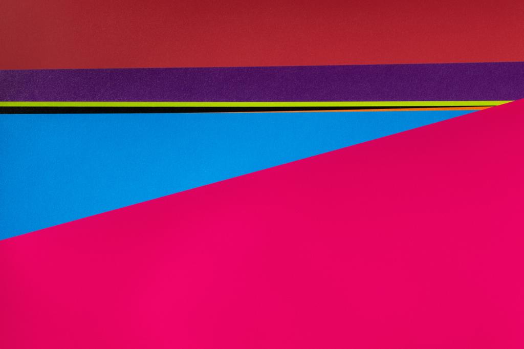 fondo geométrico multicolor con espacio de copia de color rosa brillante - Foto, imagen
