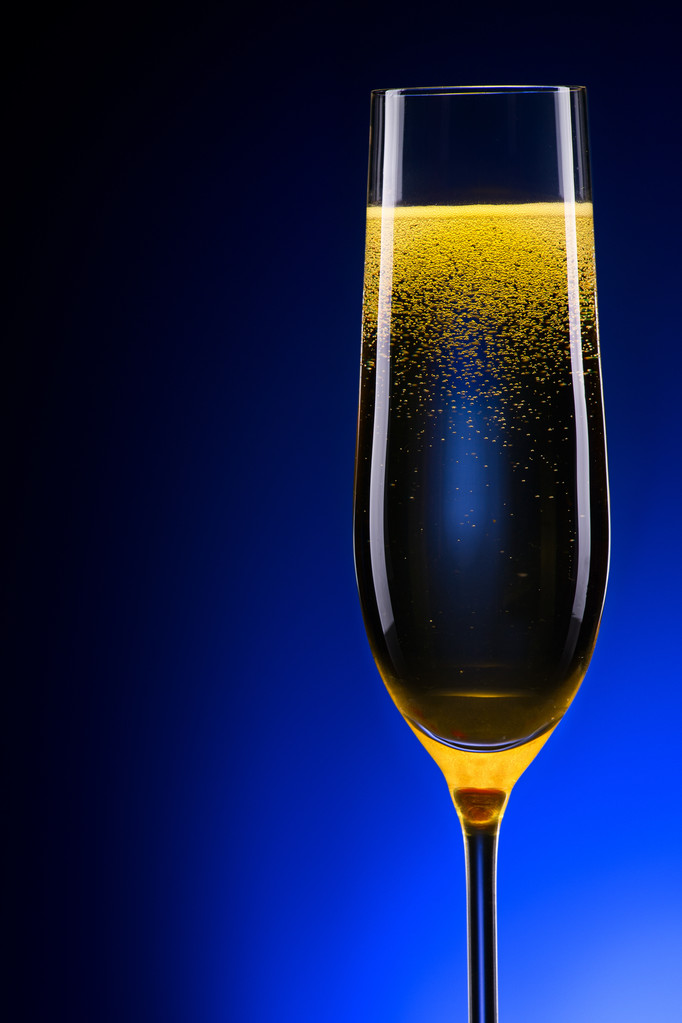 luxeglas champagne - Foto, afbeelding