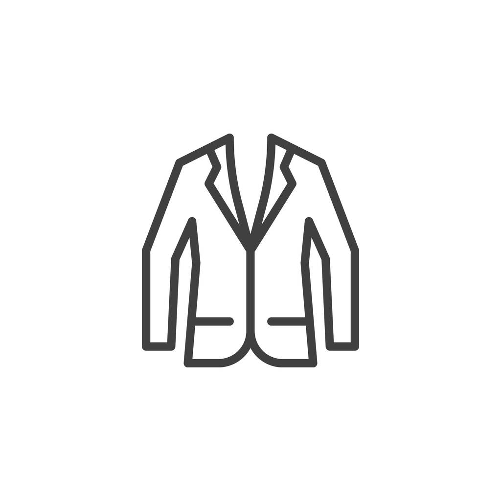 Tuxedo costume ligne icône
 - Vecteur, image