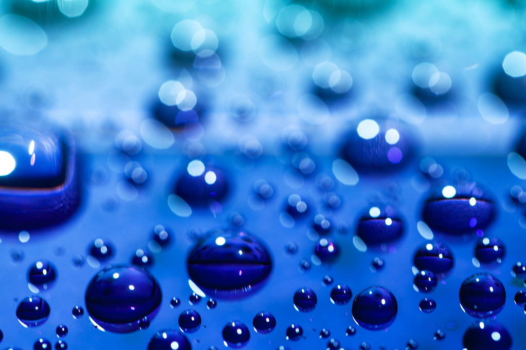 Gotas de agua fondo
 - Foto, Imagen