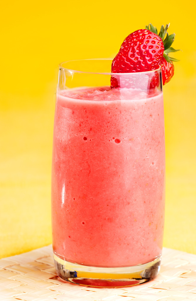 Smoothie aux fraises - Photo, image
