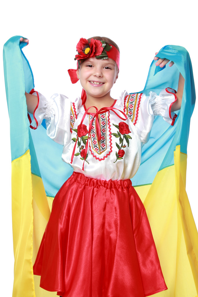 Niña ucraniana tradicional de Europa del Este
 - Foto, Imagen