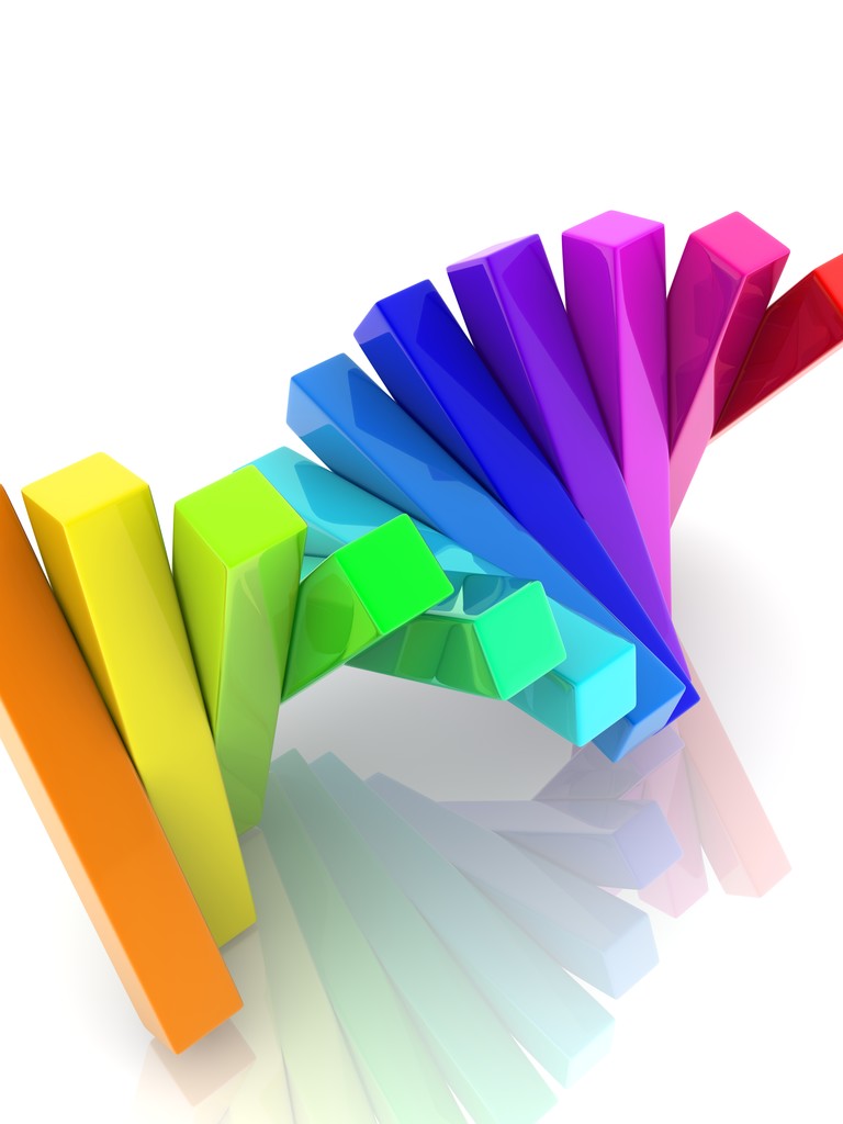 барвисті кубів
 - Фото, зображення