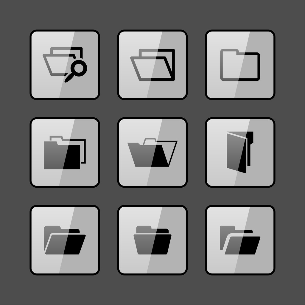 pictogrammen van de omslag - Vector, afbeelding