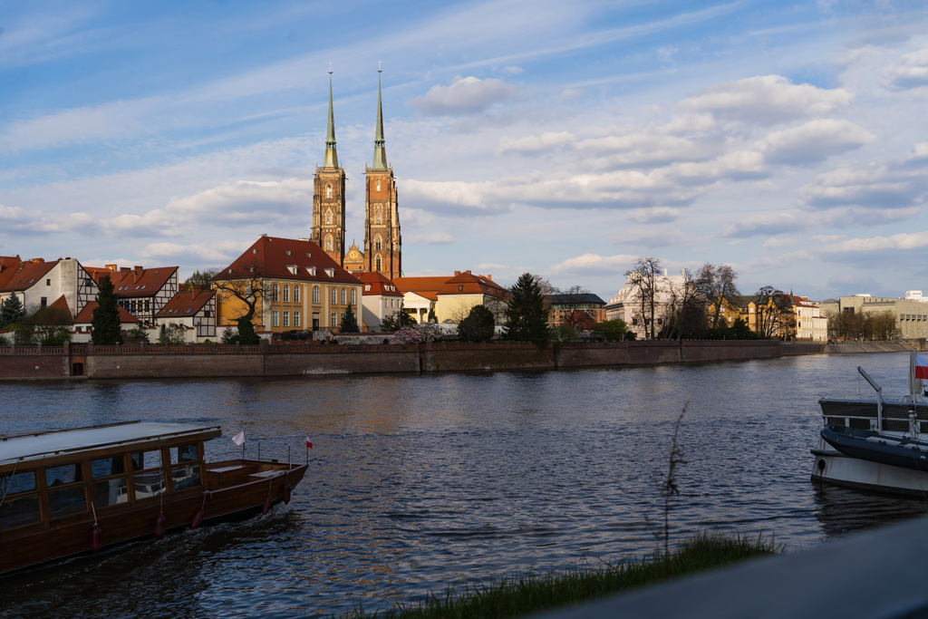 Johannes-Baptist-Kathedrale auf dem Ostrow Tumski in Breslau - Foto, Bild