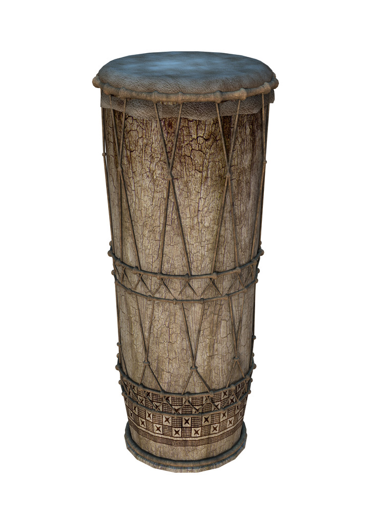 tribale trommel - Foto, afbeelding