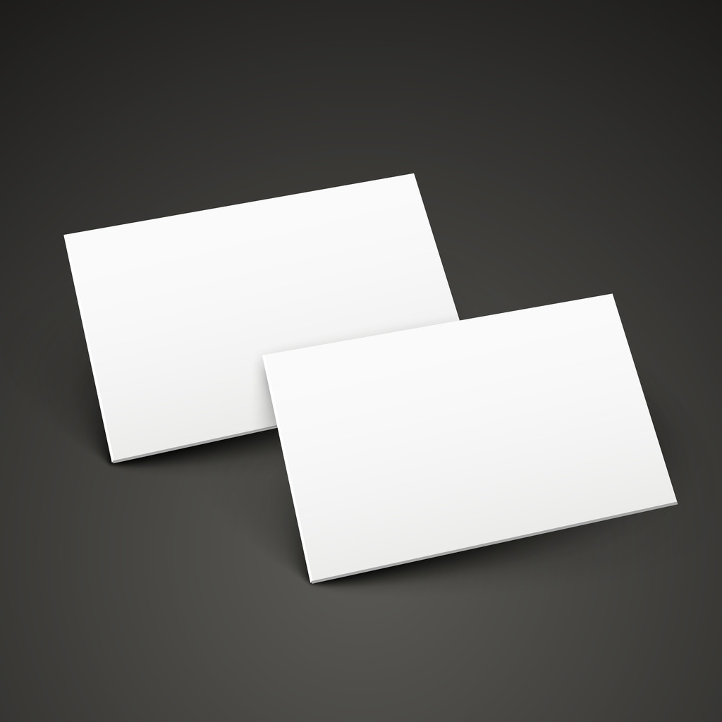 3D κάρτες όνομα προτύπου σχεδίασης  - Διάνυσμα, εικόνα