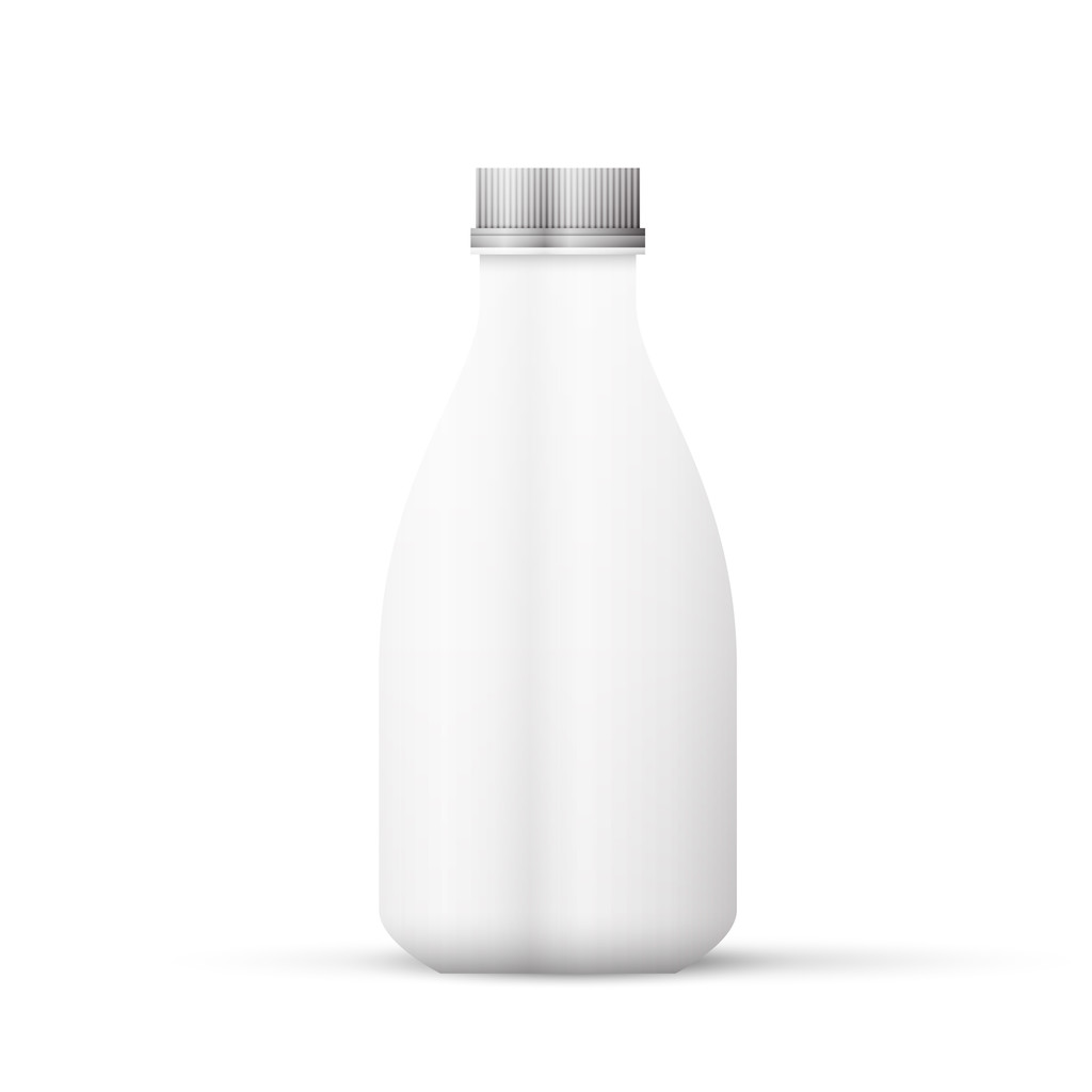 Paquete de leche o jugo en blanco aislado sobre fondo blanco
.  - Vector, imagen
