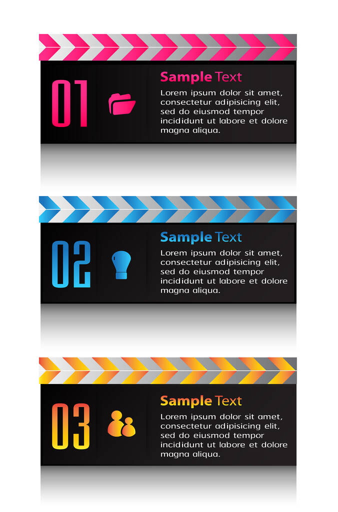 μοντέρνο πρότυπο πλαίσιο κειμένου, banner Infographics - Διάνυσμα, εικόνα