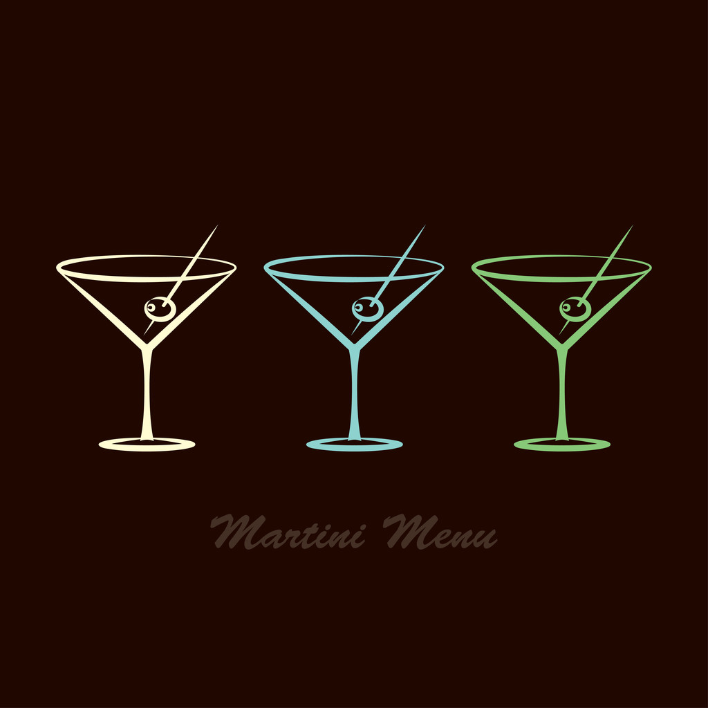 Martini - Vektor, obrázek