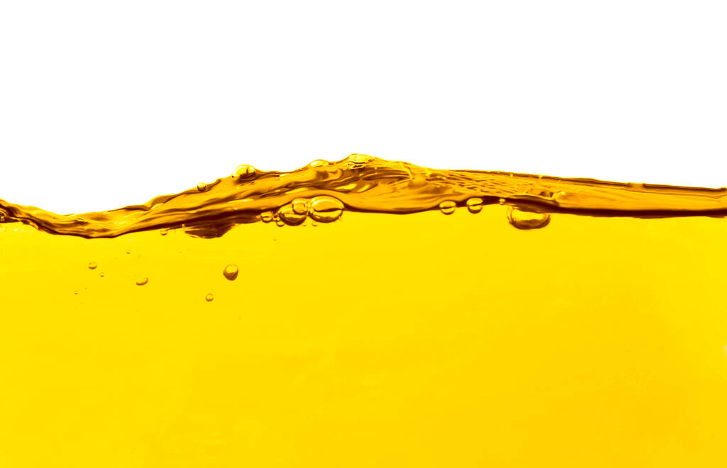 Naturalny organiczny olej do gotowania na białym tle - Zdjęcie, obraz